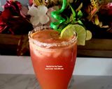 A picture of step 2 of Orange Watermelon Sunrise Mocktail.