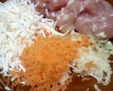 Foto langkah ke 1 dari resep Nugget Ayam Wortel Keju bebas MSG solusi anak GTM.