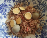 Foto del paso 2 de la receta: Huevos mimosa rellenos de atún y encurtidos 🥚🍢