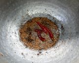 A picture of step 6 of Spicy Andhra style tomato pappu.