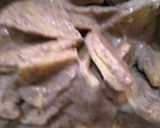 A picture of step 2 of Kuttu k pakore.