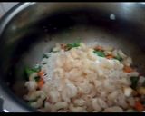 A picture of step 2 of Elbow pulav.