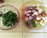 Foto langkah ke 1 dari resep Kari Sayur Teri Tempe.