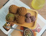 รูปขั้นตอนการทำที่ 6 ของ 抹茶マドレーヌ Matcha madeleine มาเดอลีนชาเขียว