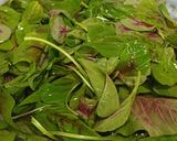 Hình bước làm 1 của món Canh rau dền cơm nấu tôm khô