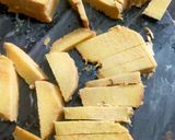 A picture of step 1 of Fried Yam Finger Chips.