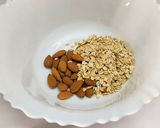 A picture of step 1 of Creamy Chikoo Almond Ice Cream.