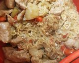 A picture of step 6 of My Ginger and Pork Noodles 😘.