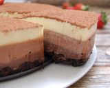 A picture of step 13 of Triple Chocolate Mousse Cake (No-Bake).
