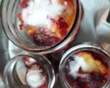A picture of step 2 of Preserved Plums.