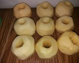 Foto del paso 5 de la receta: Torta de manzana con pasas y dulce de membrillo