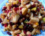 A picture of step 3 of Mix beans chaat or salad.