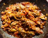 A picture of step 12 of Chicken Liver Sukka.