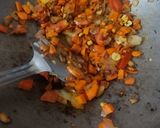 A picture of step 3 of Carrot Daliya.