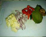 Foto langkah ke 1 dari resep Sayur lodeh bumbu iris.
