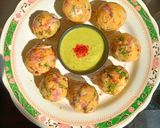 A picture of step 6 of Aloo pitika.