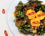 Foto langkah ke 13 dari resep Kerang Hijau Saos Padang Mix Jagung.