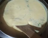 A picture of step 4 of Masala Khandvi.