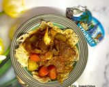 A picture of step 5 of Mutton Tharid (Emirati Style Mutton Stew).
