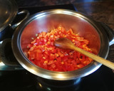 Foto del paso 3 de la receta: Crema de pimiento rojo - veggie