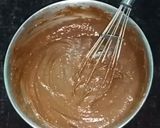A picture of step 6 of Eggless Chocolate Cake.