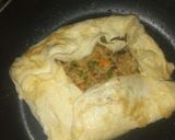 A picture of step 6 of Omelette rice 😋.