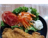 Foto langkah ke 7 dari resep Chicken Katsu Renyah dan Salad segar ala hokben.