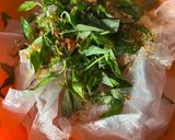 Hình bước làm 1 của món Bánh tráng trộn