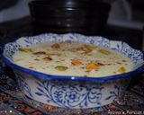 A picture of step 12 of Persian rice flour pudding (Fereni).