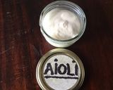 A picture of step 1 of California Farm Lime Aioli Mayonnaise Dip.