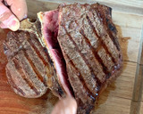 Foto del paso 5 de la receta: Poterhouse a la parrilla (en bloque de sal Himalaya)
