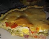 Foto del paso 7 de la receta: Tarta de jamón, queso, tomate, cebollas y morrón