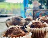 Foto del paso 3 de la receta: Magdalenas de plátano y chocolate (en Thermomix y airfryer)