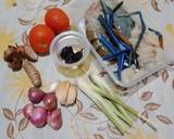 Sayur asem udang langkah memasak 1 foto