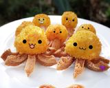 Foto langkah ke 6 dari resep 145. Octopus Potatoes (Kentang Karakter Gurita).