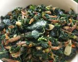 Foto langkah ke 9 dari resep TUMIS DAUN PEPAYA IKAN TERI (tidak pait).
