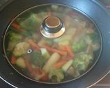Zöldséges kínai tészta (chow mein) recept fázis 6 fotója