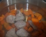 Foto langkah ke 2 dari resep Resep sop bakso ikan.