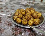 A picture of step 4 of #Healthy steamed sooji balls starter.