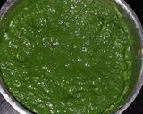 A picture of step 1 of Paalak Paneer.