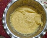A picture of step 1 of Moong dal Cake.