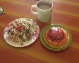 Foto langkah ke 6 dari resep Pancake buttermilk enak.