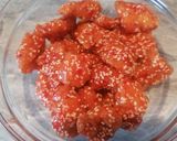 Mézes-szezámmagos (csípős) csirkemell recept fázis 2 fotója