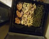 A picture of step 2 of Garlic Butter Chicken, Green Beans and Potatoes.