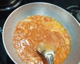 A picture of step 2 of Schezwan Chutney.