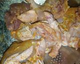 A picture of step 2 of Moroco rice.