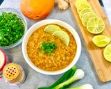 Une image de l'étape 7 de Curry de lentilles à la mangue et courge butternut.