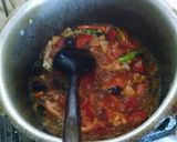 A picture of step 2 of Sabit bhuni mong daal.