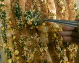 A picture of step 5 of Cheese corn garlic bread.