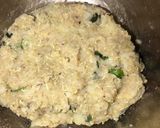 A picture of step 2 of Quinoa Tikki Chaat.